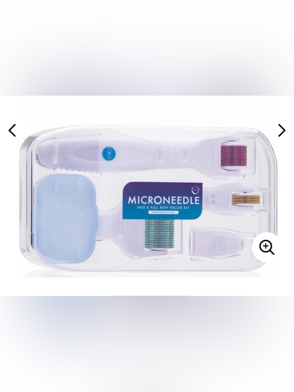 Beauty ORA Microneedle Face Full Body Roller Kit (6 Piece) NWT